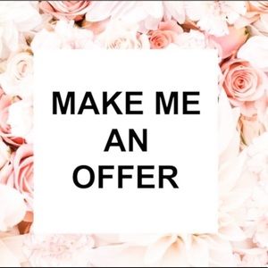 I would be happy to negotiate!